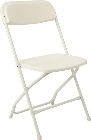 Folding Chairs - White