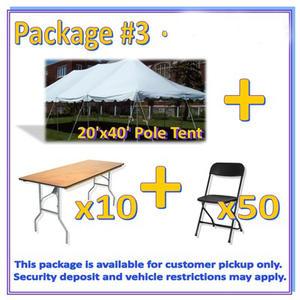 Pickup Party Rental Package #3